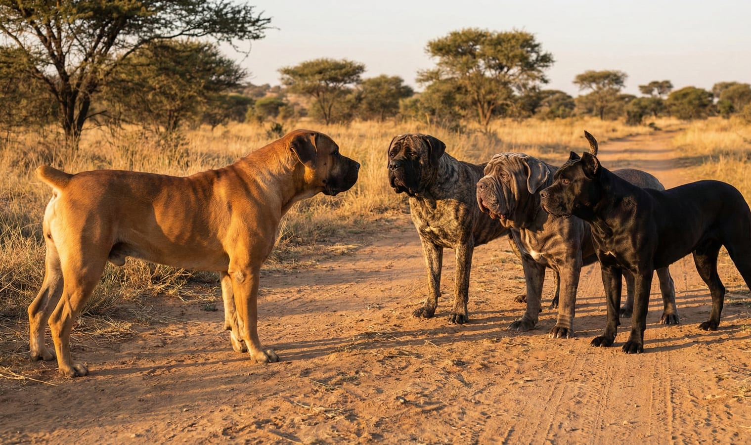 boerboel vs other mastiffs