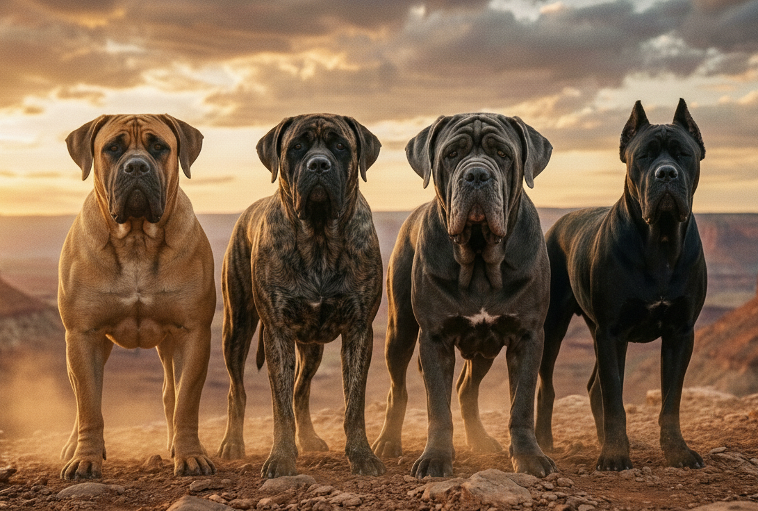 Different Mastiffs